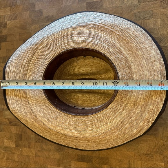 Jason Aldean Resistol Genuine Palm Amarillo Sky Cowboy Hat Men’s Size Med/Large - Picture 9 of 11